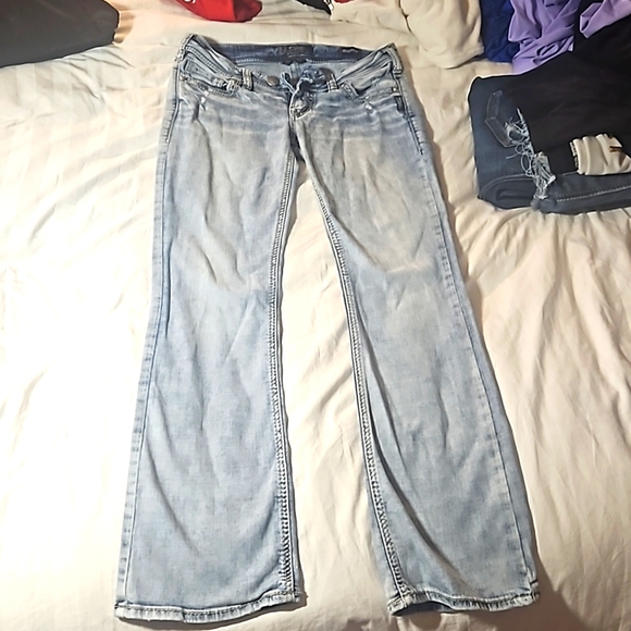 Silver Tuesday Jeans - Picture 1 of 3